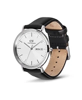 Daniel Wellington Men's Analog Leather Watch