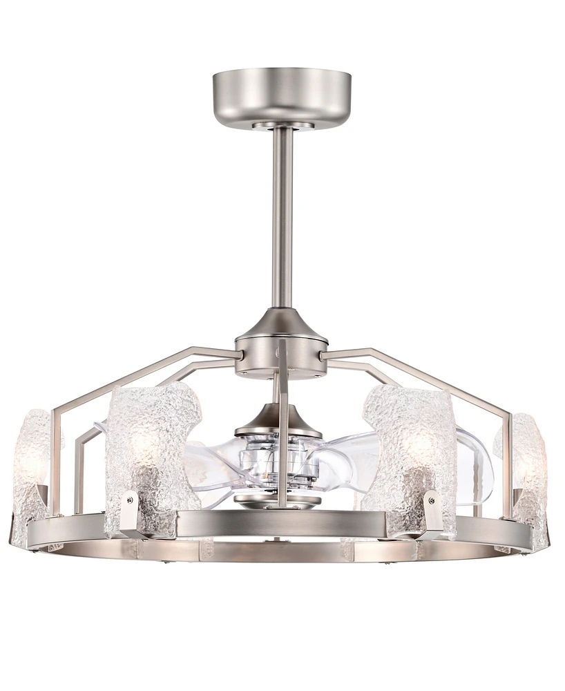 Home Accessories 28" Luciala 6-Light Indoor Ceiling Fan Chandelier
