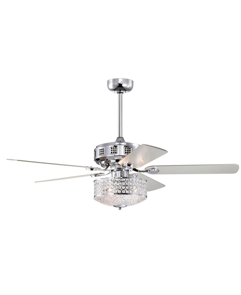 Home Accessories 52" Callen 3-Light Indoor Ceiling Fan Chandelier