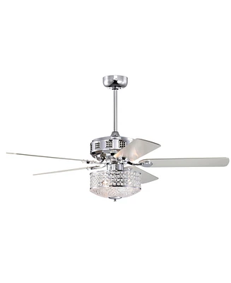 Home Accessories 52" Callen 3-Light Indoor Ceiling Fan Chandelier
