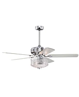 Home Accessories 52" Callen 3-Light Indoor Ceiling Fan Chandelier