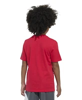 adidas Big Boys Short Sleeve American Flag T-Shirt
