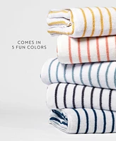 ienjoy Home Cabana Stripe Cotton 2-Pack Beach Towels, 30" x 70"