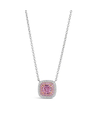 Anna Zuckerman Lucia Brilliante Necklace in Argyle Pink