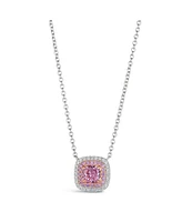 Anna Zuckerman Lucia Brilliante Necklace in Argyle Pink