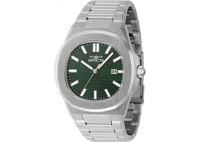 Invicta Men's 48323 Speedway Quartz 3 Hand Green Dial Watch