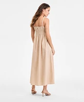 Boss Orange Women's Cotton Sweetheart-Neck Maxi Dress