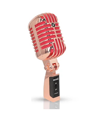 5 Core Classic Retro Dynamic Microphone • Old Vintage Style Iconic Unidirectional Xlr Vocal Mic Rtro Mic Copper