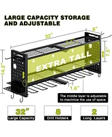 Hausource 3-Tier Power Tool Organizer Shelving Heavy Duty Storage Rack