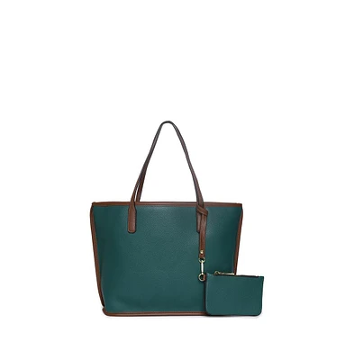 Women's Green Glamour Tote Bag Set