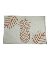 Tommy Bahama Home Batik Pineapple Cotton Tufted Bath Rug, 20" x 30"