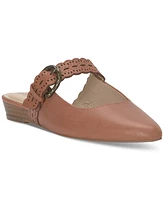 Lucky Brand Women's Nicona Eyelet Buckle Mule Flats