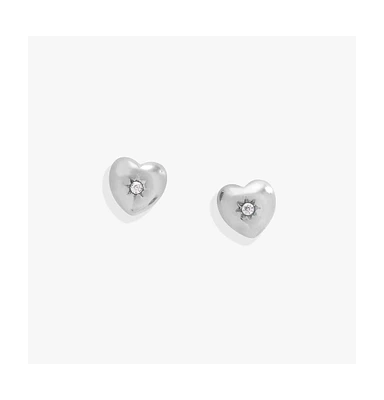 Puffy Heart Mini Studs