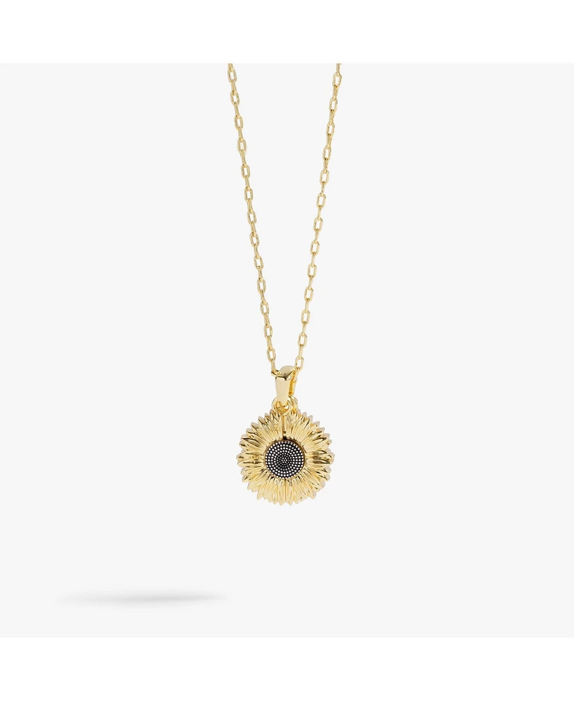 Sunflower Mantra Adjustable Necklace