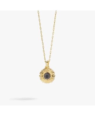 Sunflower Mantra Adjustable Necklace