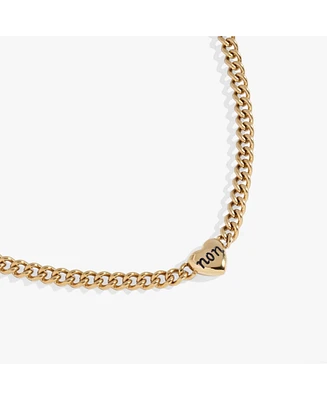 Alex Ani Oui Non Heart Inline Necklace