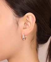 Unwritten Cubic Zirconia and Opal Evil Eye Hoop Trio Earring Set