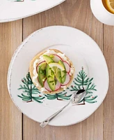 Vietri Lastra Holiday Salad Plate