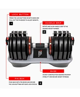 Nonzero Gravity PowerDyne Adjustable Dumbbell Weights (Coal