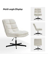 Damian Cross-legged Seating Office Chair with Thick Cushion