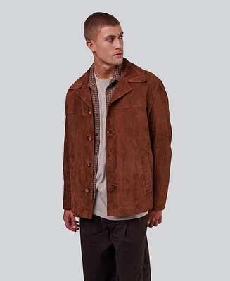 Furniq Uk Men's Men s Suede Shirt Jacket , Created for Macy