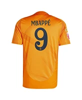 Adidas Men's Kylian Mbappe Orange Real Madrid 2024/25 Away Authentic Jersey