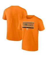 Fanatics Men's Tennessee Orange Tennessee Volunteers Fundamentals Stripe and Block T-Shirt
