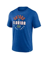 Fanatics Men's Heather Royal Florida Gators Weighted Circle Stack T-Shirt