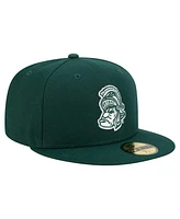 New Era Men's Green Michigan State Spartans Vault 59FIFTY Fitted Hat