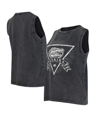 Concepts Sport Women's Charcoal Florida Gators Distressed Market French Terry Tank Top