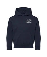Image One Big Boys and Girls Navy UConn Huskies 2025 Ncaa Women's Basketball National Champions Fleece Pullover Hoodie