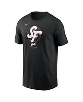 Nike Men's Black San Francisco Giants 2025 City Connect Large Logo T-Shirt