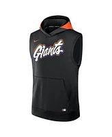 Nike Men's Black San Francisco Giants 2025 City Connect Performance Sleeveless Pullover Hoodie