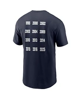 Nike Men's Navy UConn Huskies 12-Time Ncaa Women's Basketball National Champions T-Shirt