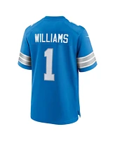 Nike Men's Jameson Williams Blue Detroit Lions Game Player Jersey