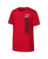 Outerstuff Big Boys and Girls Red Carolina Hurricanes Atmosphere T-Shirt