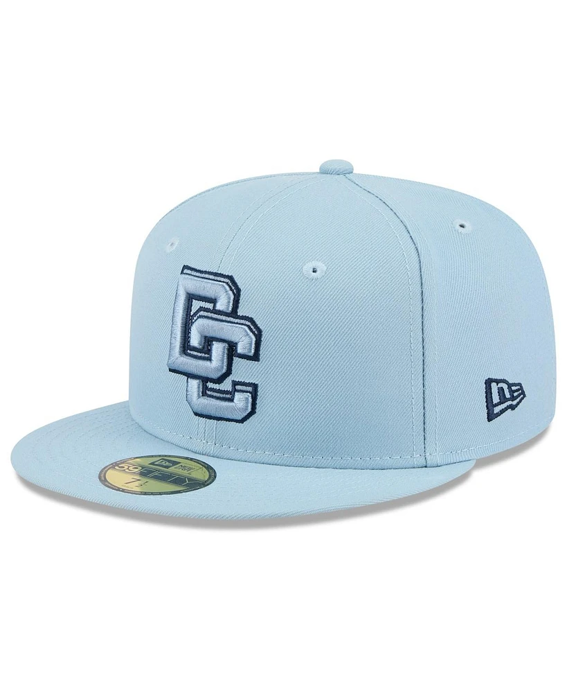 New Era Men's Light Blue Washington Nationals 2025 City Connect Fan Pack 59FIFTY Fitted Hat