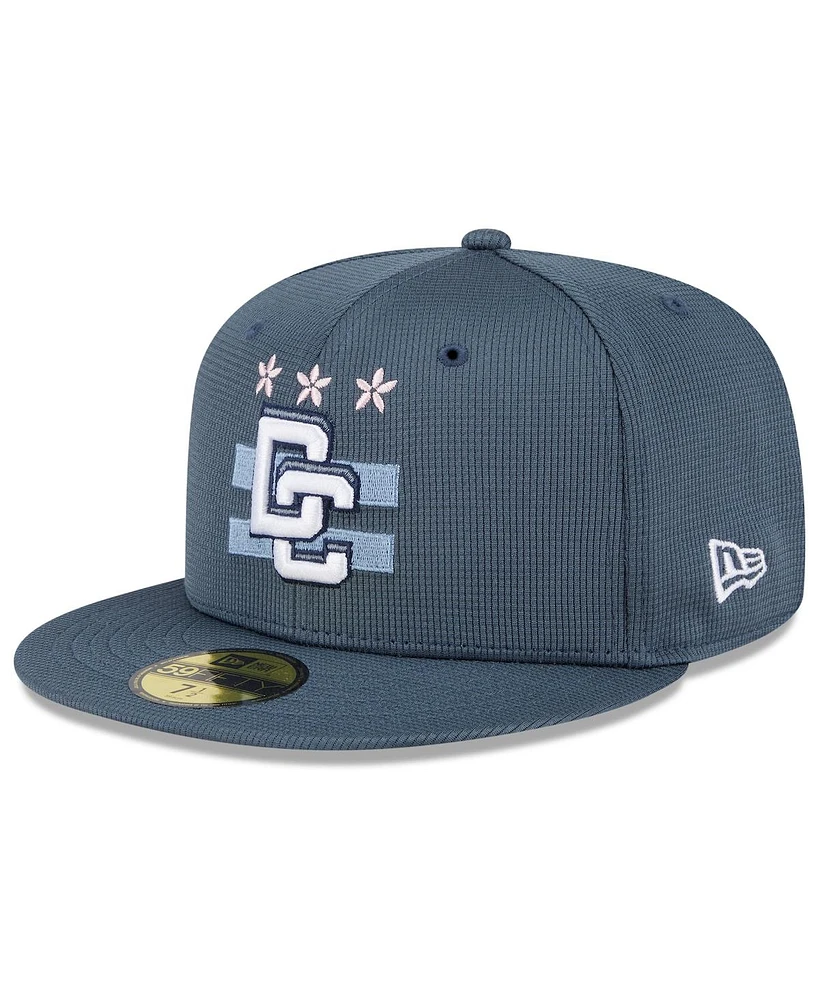 New Era Men's Blue Washington Nationals 2025 City Connect Batting Practice 59FIFTY Fitted Hat