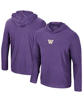 Colosseum Men's Purple Washington Huskies Long Sleeve T-Shirt Hoodie