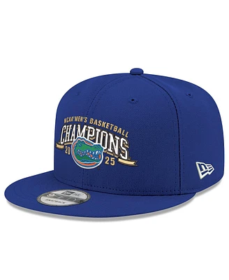 New Era Men's Royal Florida Gators 2025 Ncaa Men's Basketball National Champions 9FIFTY Snapback Hat