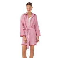 Labeca London Women Blake Short Linen Mini Kaftan