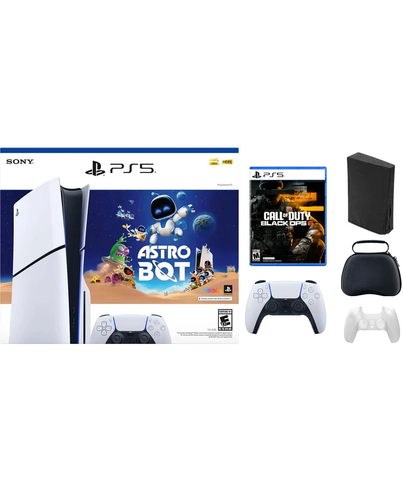 PS5 - Playstation 5 Disc Astrobot Bundle With Accessories, Extra Controller
