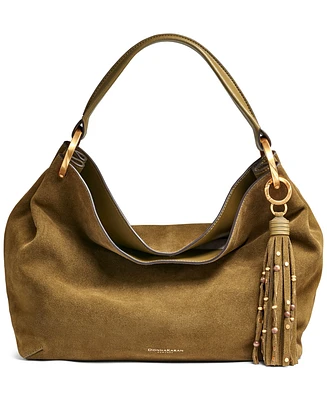 Donna Karan New York Glenwood Suede Shoulder Bag