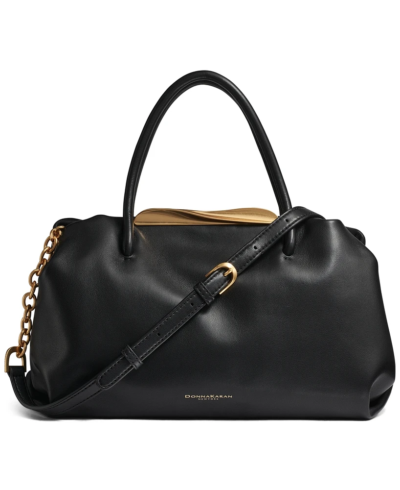 Donna Karan New York Poplin Satchel Bag