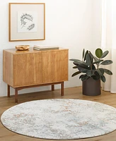 Livabliss Brunswick Bwk-2323 7'10"x7'10" Round Area Rug