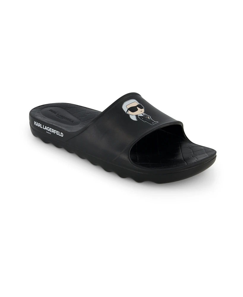 Karl Lagerfeld Paris Men's Print Slides