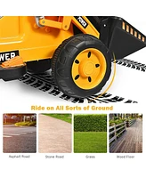 6V Battery Powered Kids Ride On Excavator