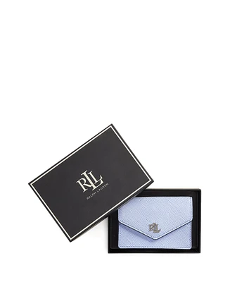 Lauren Ralph Textured Leather Small Flap Card Case
