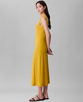 Calvin Klein Women's Sleeveless Knit Midi Dress