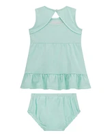 Guess Baby Girls 2-Piece Sleeveless Dress and Coordinating Bloomer Set